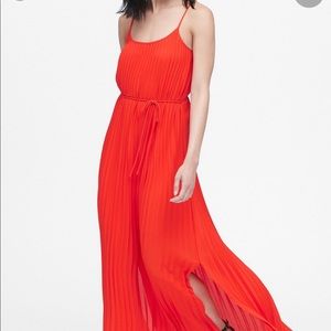 Banana Republic Pleated Maxi Dress